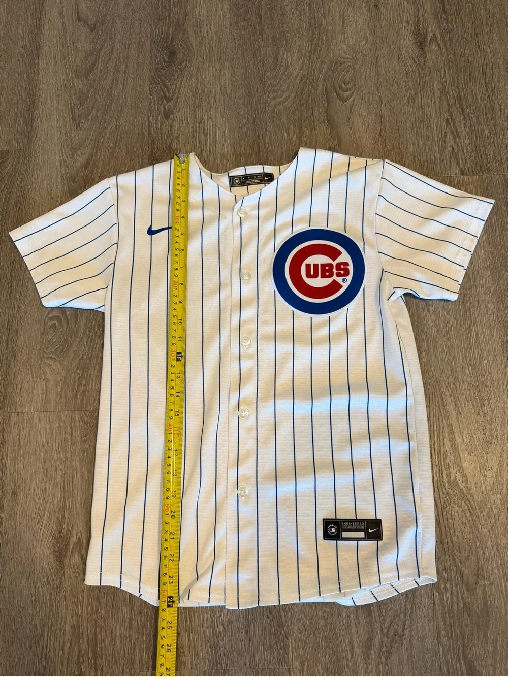 Chicago Cubs Nike Team Pinstripe Jersey Size Youth Medium